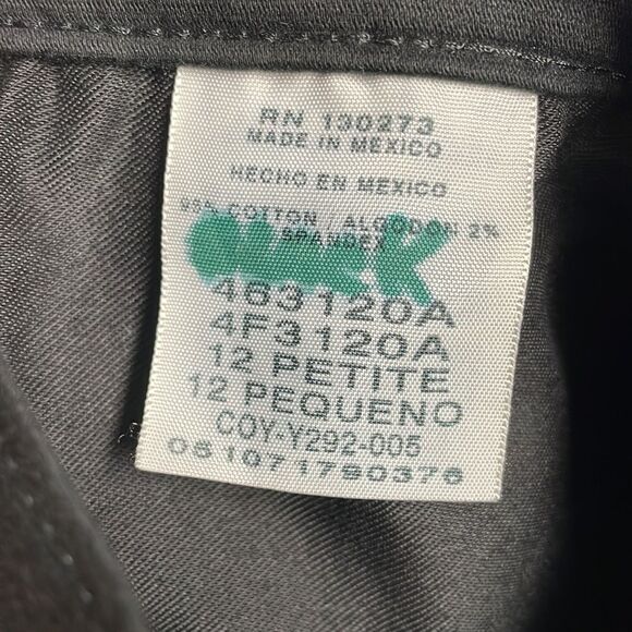 Lee Ladies Jeans Relaxed Fit 1889, Size 12 Petite Black - Picture 7 of 8